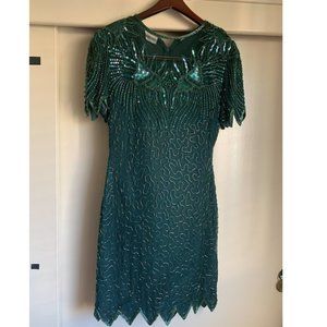 vintage green dress